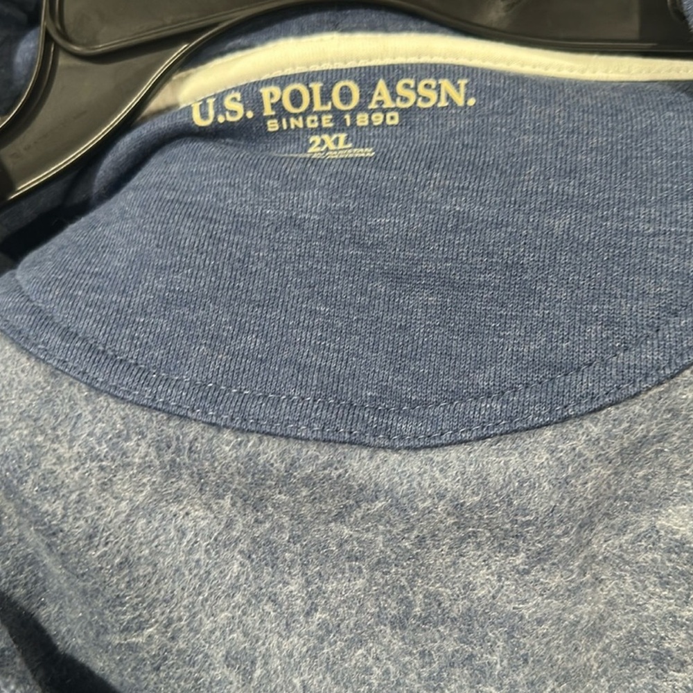 U.S. Polo Assn. Men's Full Zip Fleece Hoodie Size 2XL - Picture 9 of 10